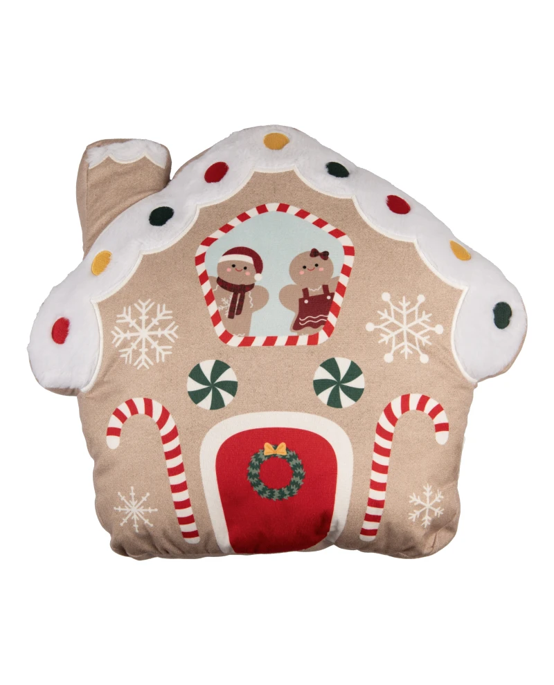 Almofada Natalina Casa Ginger - 54x50cm