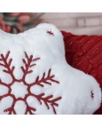Almofada Natalina Floco de Neve - 46x41cm