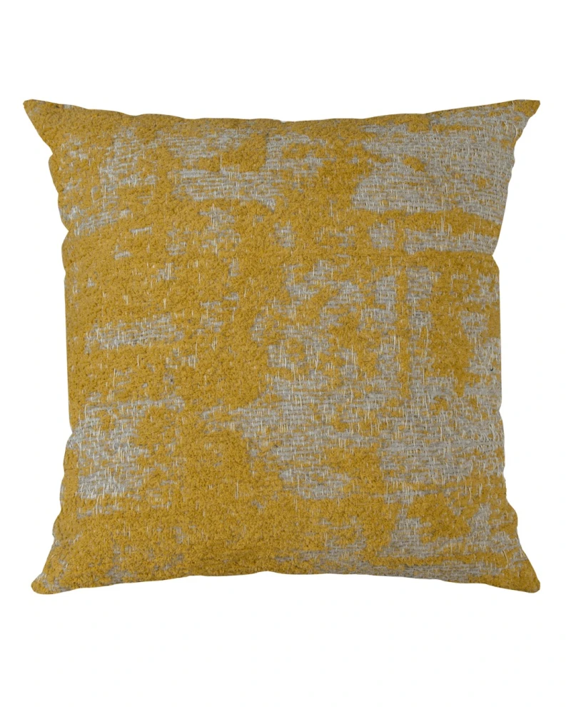 Capa de Almofada Concept Jacquard Artesanal - Amarela 50x50cm