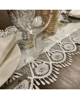 Caminho de Mesa com Guipure - Coelhos 0,40 x 1,40m