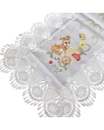 Caminho de Mesa com Guipure - Coelhos 0,40 x 1,40m