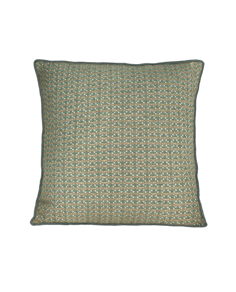 Capa de Almofada Concept Jacquard com Cordonê - Verde 50x50cm