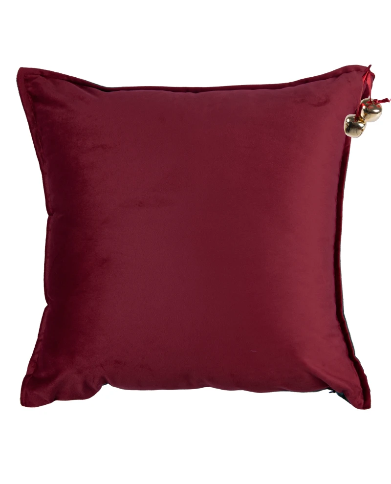 Capa de Almofada Duo Color com Guizo - 43x43cm