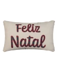 Capa de Almofada Natalina - Feliz Natal 35x55cm