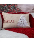 Capa de Almofada Natalina - Feliz Natal 35x55cm