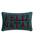 Capa de Almofada Natalina - Feliz Natal 35x55cm