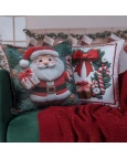 Capa de Almofada Natalina - Papai Noel 43x43cm