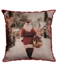 Capa de Almofada Natalina - Papai Noel 43x43cm
