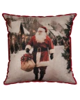 Capa de Almofada Natalina - Papai Noel 43x43cm
