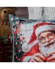Capa de Almofada Natalina - Papai Noel 43x43cm
