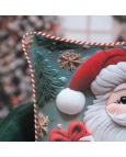 Capa de Almofada Natalina - Papai Noel 43x43cm