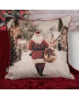 Capa de Almofada Natalina - Papai Noel 43x43cm