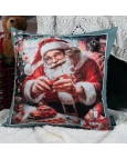 Capa de Almofada Natalina - Papai Noel 43x43cm