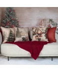 Capa de Almofada Natalina - Pinheirinho 43x43cm
