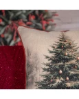 Capa de Almofada Natalina - Pinheirinho 43x43cm