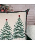 Capa de Almofada Natalina - Pinheirinhos 50x50cm