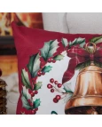 Capa de Almofada Natalina - Sino de Natal 43x43cm