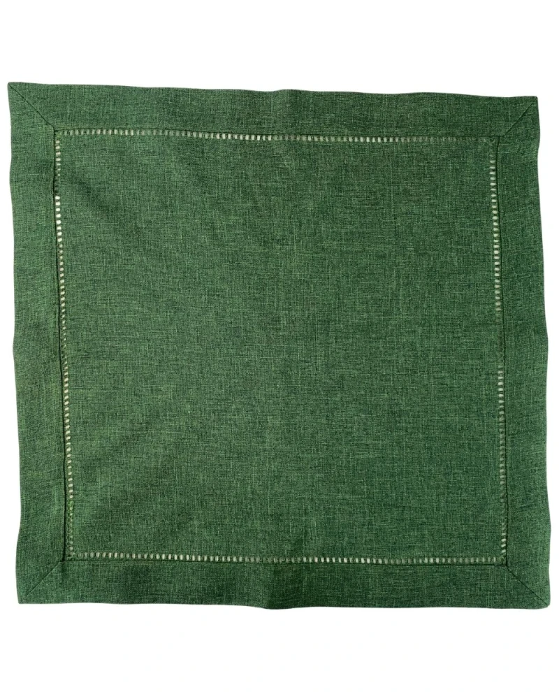 Guardanapo de Linho Verde - 0,45x0,45cm