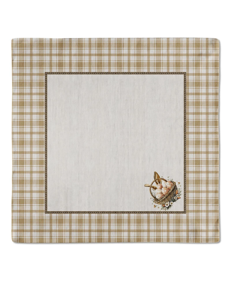 Guardanapo de Páscoa - kit com 2 unidades 40x40cm