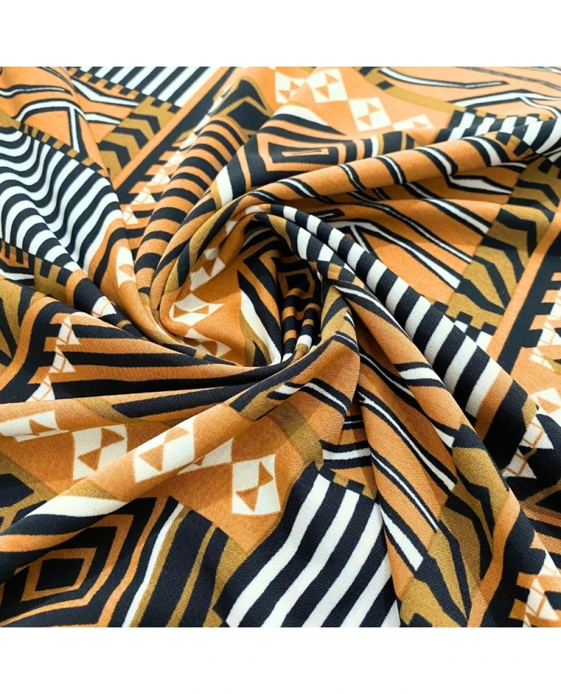 Liganete Estampada Africana - 96% Poliéster 4% Elastano 1,50 Largura