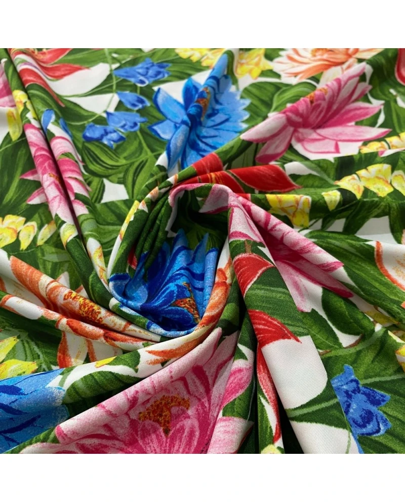 Liganete Estampada Floral - 80% Poliamida 20% Elastano 1,50 Largura