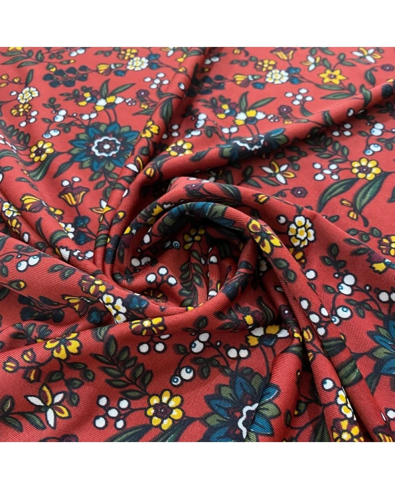 Liganete Estampada Floral - 96% Poliéster 4% Elastano 1,50 Largura