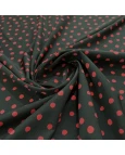 Liganete Estampada Poá Preto/Pink - 96% Viscose 4% Elastano 1,48 Largura
