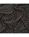 Liganete Estampada Poá Preto/Pink - 96% Viscose 4% Elastano 1,48 Largura