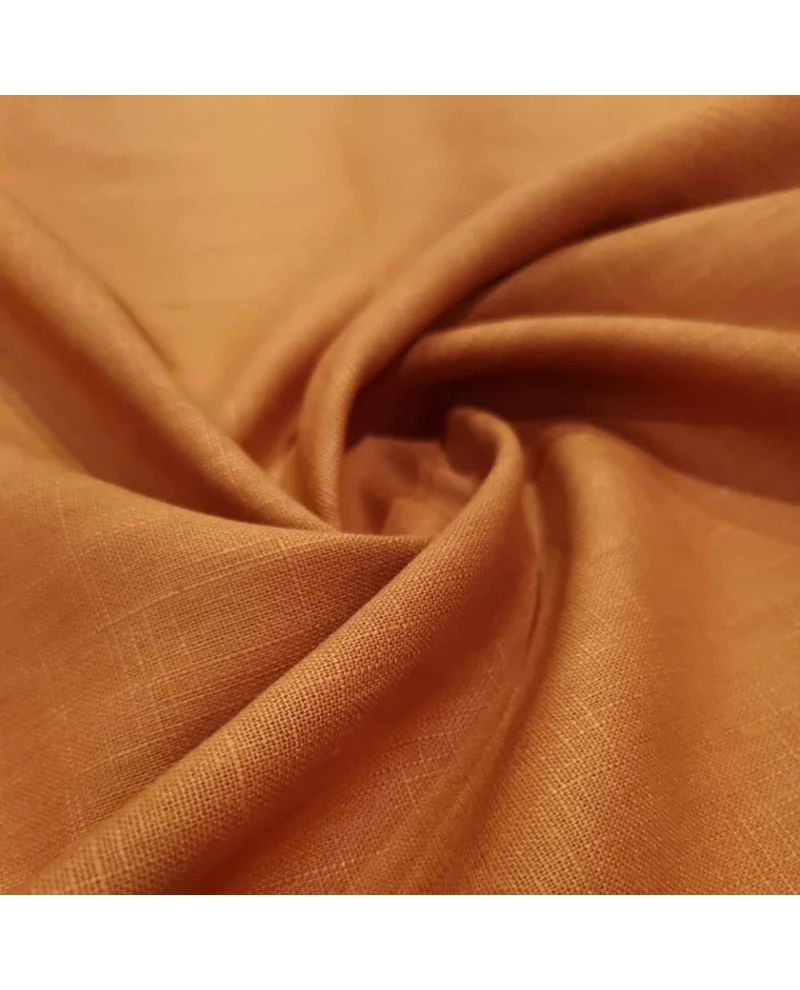 Linho Fabrizio Cobre - 100% Linho 1,50 Largura