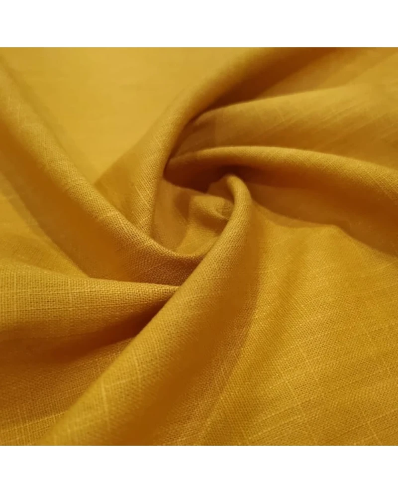 Linho Fabrizio Curcuma - 100% Linho 1,50 Largura