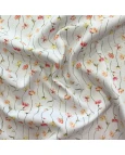 Oxfordine Estamapado Floral fundo branco - 100% Poliéster 1,50 Largura