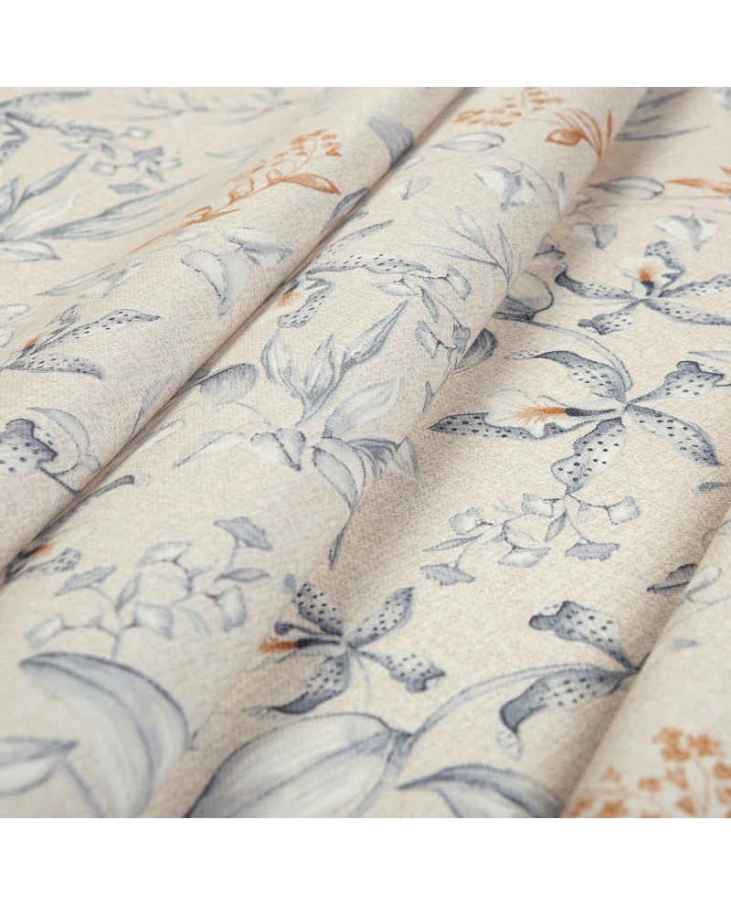 Tecido Impermeável Acquablock Interno Florata Azul