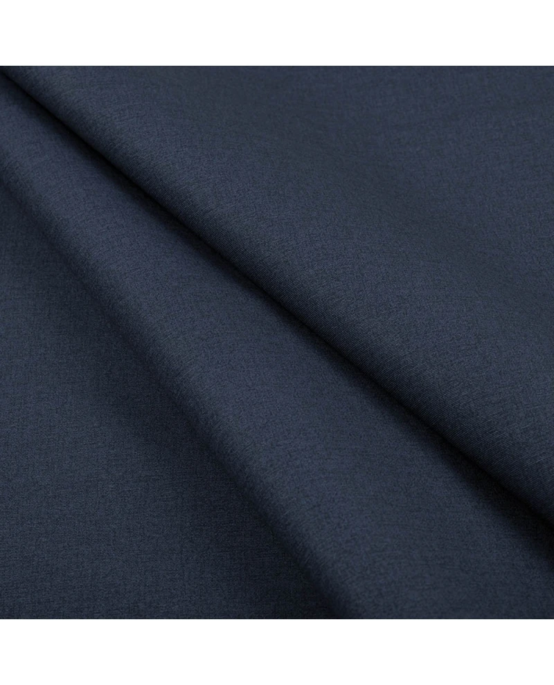 Tecido Impermeável Acquablock Lisato Marinho - 72% Algodão 28% Linho 1,40 Largura