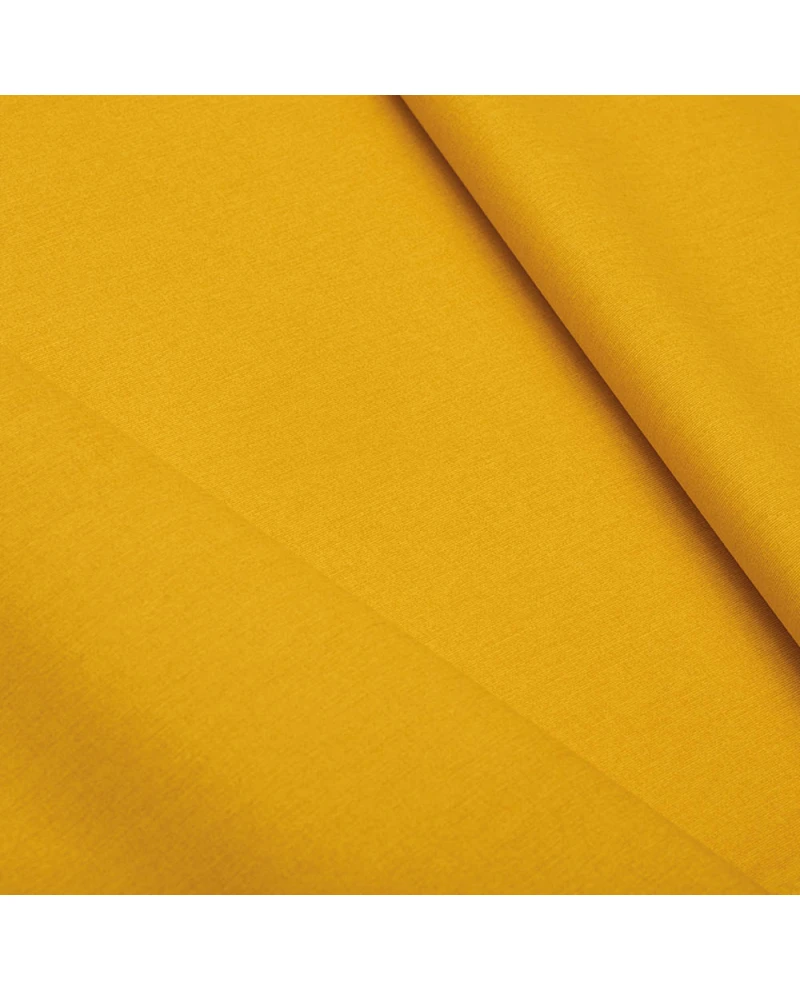 Tecido Impermeável Acquablock Lisato Mostarda - 72% Algodão 28% Poliéster 1,40 Largura