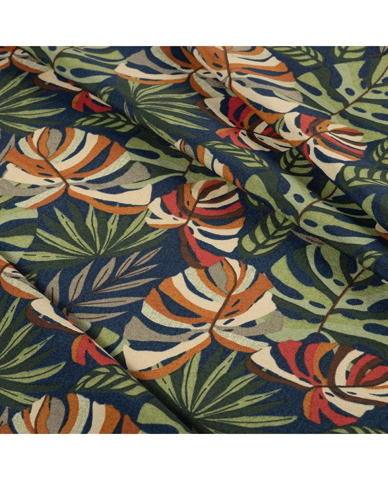 Tecido Impermeável Acquablock Monstera Ferrugem