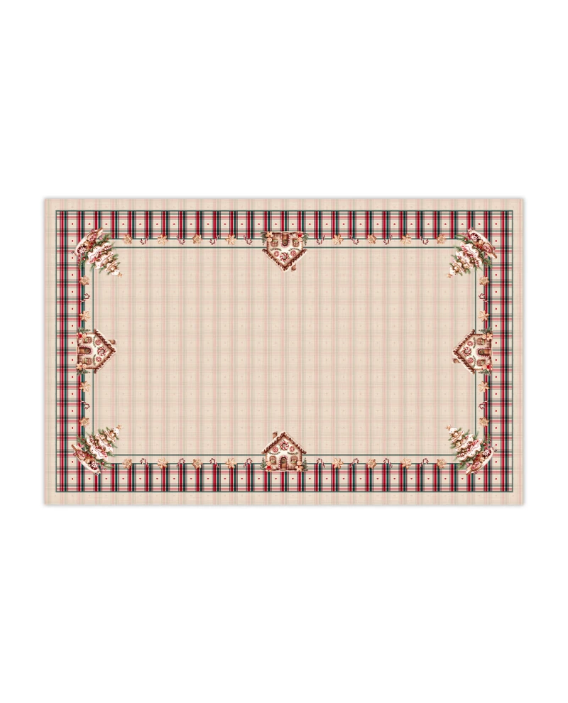 Toalha de Mesa Natalina - A Magia dos Biscoitos 1,40x2,20