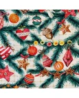 Tricoline Digital Enfeites Natalinos - 100% Algodão 1,50 Largura