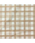 Tricoline Digital Xadrez Creme/Areia - 100% Algodão 1,50 Largura
