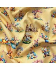 Tricoline Estampa Digital Coelhos - 100% Algodão 1,50 Largura