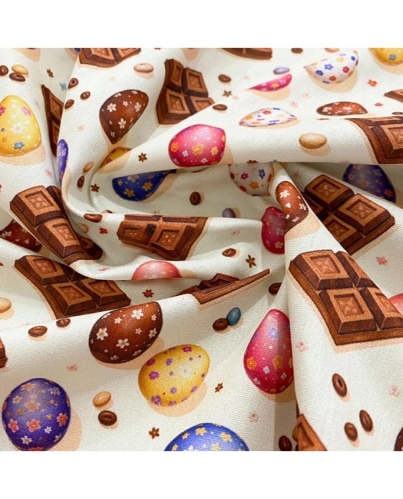 Tricoline Estampa Digital c/coelho - 100% Algodão 1,50 largura