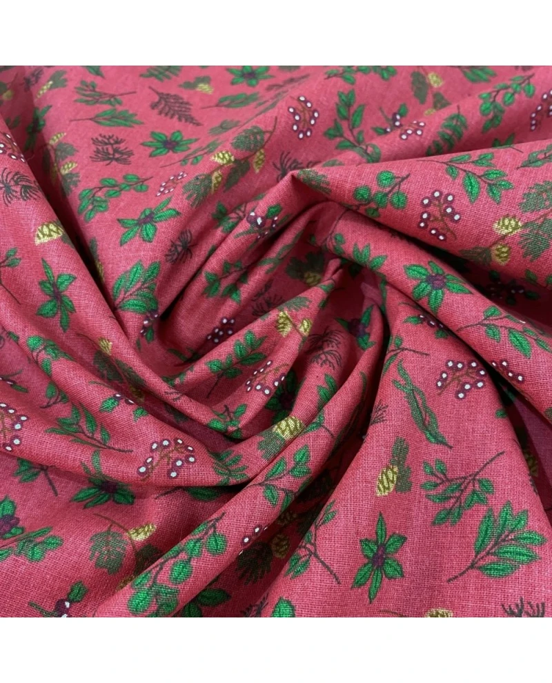 Tricoline Natalino Azevinha - 100% Algodão 1,50 Largura