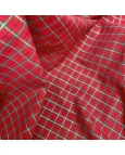 Tricoline Natalino Xadrez - 88% Algodão 12% Poliéster 1,50 Largura