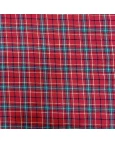 Tricoline Natalino Xadrez - 90% Algodão 10% Poliéster 1,50 Largura